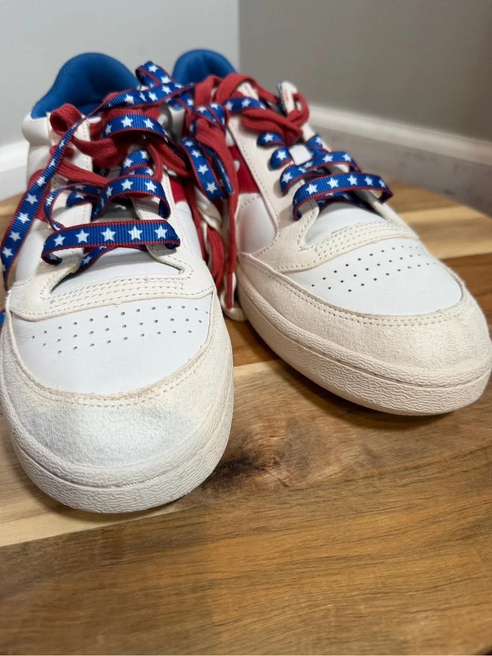 Saucony Jazz Court Spirit of 76 Sneakers Red White Blue USA Star Lace Retro 11